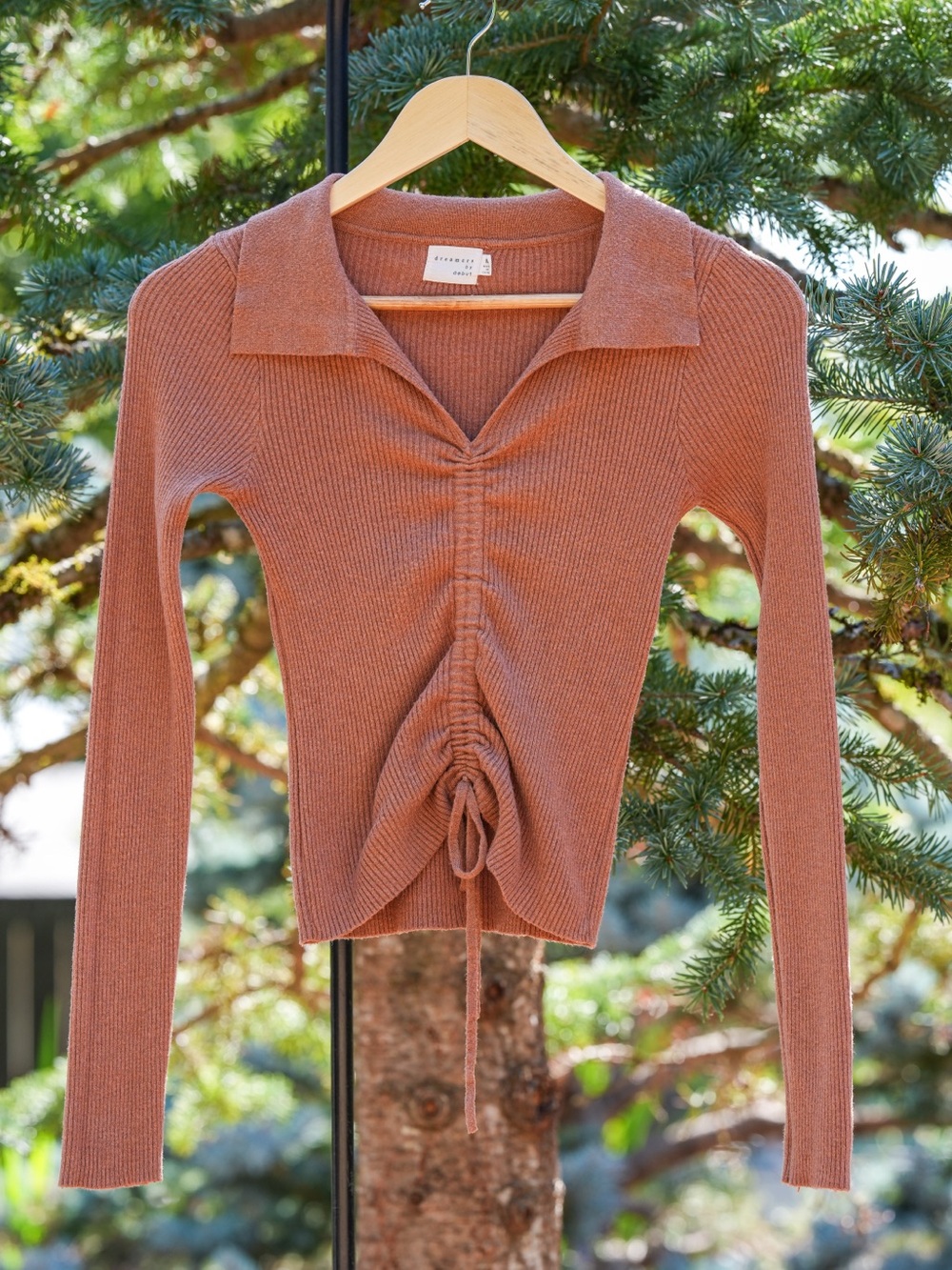 Dreamers by Debut Knit Sweater Medium Soft Neutral Pullover
